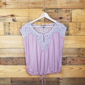 American Eagle Lace Top Small